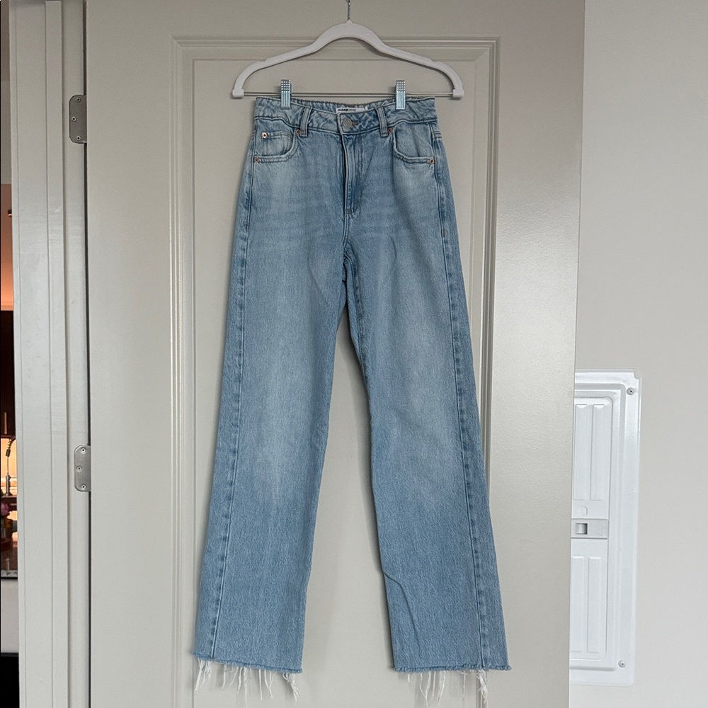 Garage Light Blue Flare Jeans
